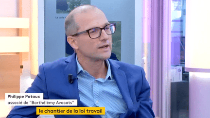 Invité de Jean-Paul Chapel&nbsp;dans ":L’éco", mercredi 28 juin, Philippe Pataux, avocat spécialisé dans le droit du travail, vient donner son expertise sur la nouvelle loi travail. (FRANCEINFO)