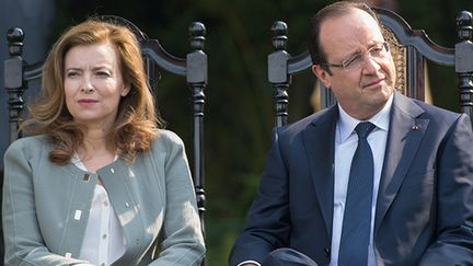 Valérie Trierweiler et François Hollande en 2013
 (BERTRAND LANGLOIS / AFP)