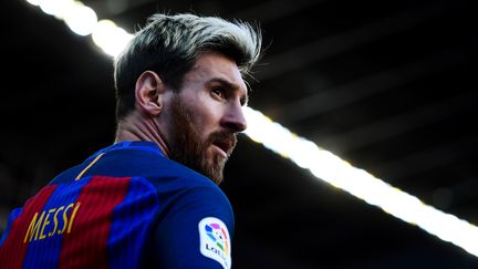 L'attaquant argentin du FC Barcelone Lionel Messi lors d'un match de championnat contre La Corogne, le 15 octobre 2016 au Camp Nou.&nbsp; (DAVID RAMOS / GETTY IMAGES EUROPE)