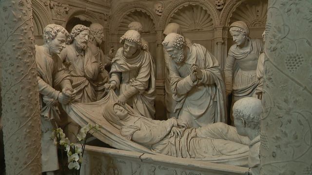 Nantes: "Les Saints de Solesmes" ou les sculptures de l'abbaye