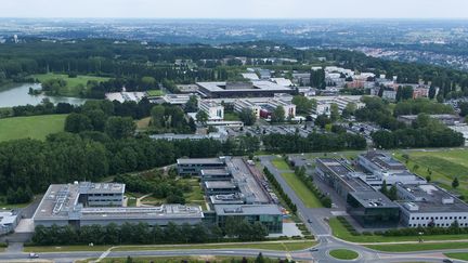 Le site Paris-Saclay accueille notamment de nombreuses grandes écoles et des centres de recherches scientifiques, comme l'Ecole polytechnique de Palaiseau.
 (Collections École Polytechnique / Jérémy Barande)