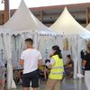 Un centre de vaccination au Parc des expositions de Nîmes (Gard), le 18 août 2021. (GIACOMO ITALIANO / HANS LUCAS / AFP)