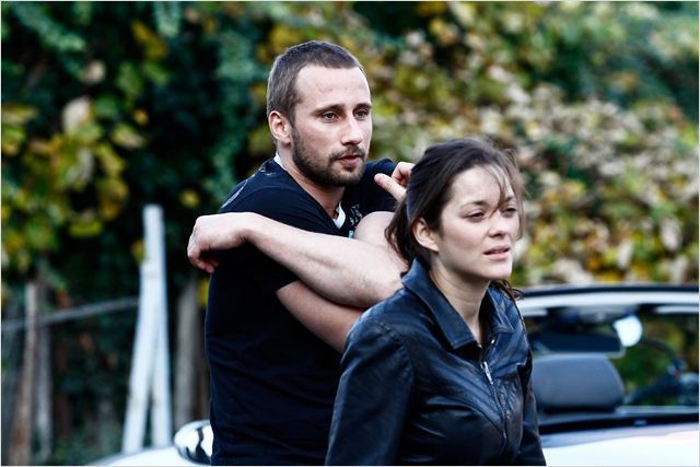 Matthias Schoenaerts et Marion Cotillard, dans &quot;De Rouille et d&#039;os&quot; de Jacques Audiard
 (UGC Distribution)