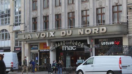 L'immeuble de "La Voix du Nord" à Lille (Nord). (MANON KLEIN / RADIO FRANCE)