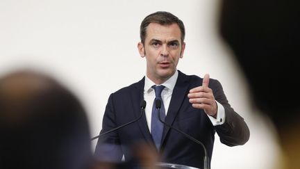 Le ministre de la Santé, Olivier Véran, à Paris, le 8 octobre 2020. (GEOFFROY VAN DER HASSELT / AFP)