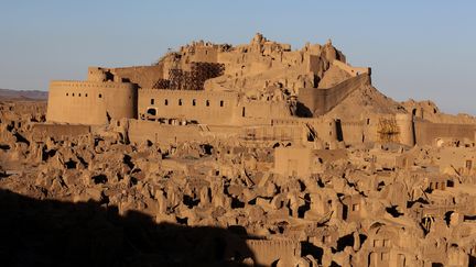 Citadelle de Bam, dans la province du Kerman en Iran, site&nbsp;inscrit&nbsp;au patrimoine mondial de l’UNESCO, 23 décembre 2013 (ATTA KENARE / AFP)