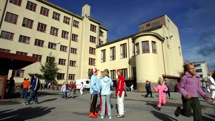 Une &eacute;cole &eacute;l&eacute;mentaire &agrave; Vaasa (Finlande), en ao&ucirc;t 2005. (OLIVIER MORIN / AFP)