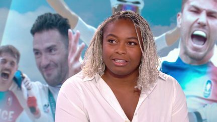 Paris 2024 : "Après ma compétition, c'était très dur", confie la judokate médaillée Romane Dicko avant la parade de samedi