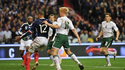 Thierry Henry avait effectué une main lors du barrage retour de qualifications pour la Coupe du monde entre la France et l'Irlande au Stade de France, le 18 novembre 2009. (MAXPPP)