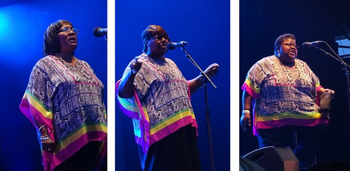 Les trois chanteuses : Della Daniels, Ester Mae Wilbourn et Angelia Taylor
 (Jean-François Convert)