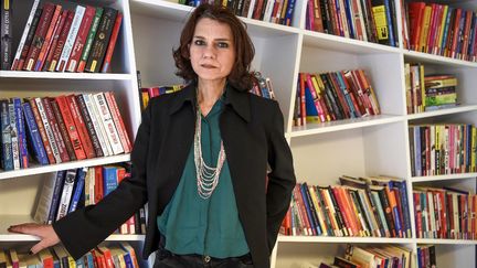 La romancière turque&nbsp;Asli Erdogan (2017). (OZAN KOSE / AFP)