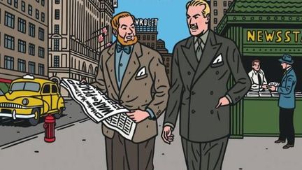 La couverture de l'album de Blake et Mortimer, dont Floc'h signe les dessins (EDITIONS DARGAUD)