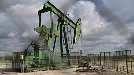 Des installations du groupe canadien Vermilion Energy à Andrezel (Seine-et-Marne), en août 2017. (CHRISTOPHE ARCHAMBAULT / AFP)