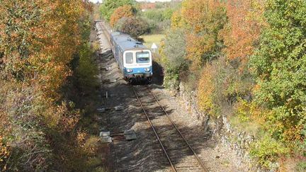 &nbsp; (La ligne Paris-Rodez à Flaujac-Gare, en 2011.© maxppp)