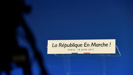 Photo prise au quartier général de La République en marche à Paris le 18 juin 2017 (illustration). (BERTRAND GUAY / AFP)