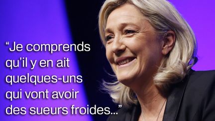 La pr&eacute;sidente du FN, Marine Le Pen. (MAXPPP)