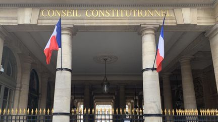 Le siège du Conseil constitutionnel à Paris, juillet 2019 (JULIEN PASQUALINI / FRANCEINFO / RADIO FRANCE)