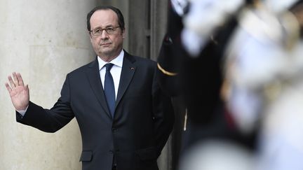 François Hollande à l'Elysée, le 7 février 2017. (STEPHANE DE SAKUTIN / AFP)