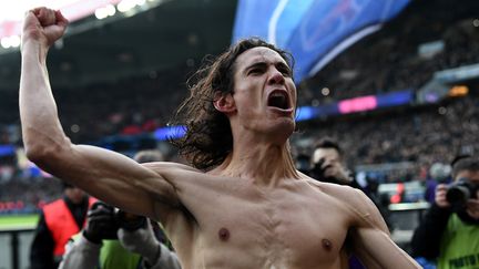 Edinson Cavani, meilleur buteur du PSG (FRANCK FIFE / AFP)