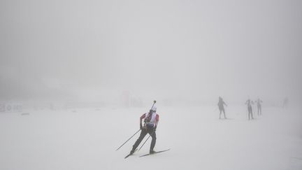 Malgré la purge, la lutte anti-dopage en biathlon reste dans le brouillard. (ALEXEY FILIPPOV / SPUTNIK)