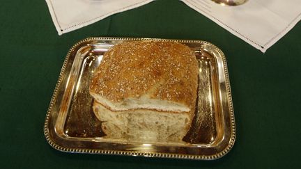 La communion protestante avec du pain et du vin. (FRED DE NOYELLE / GODONG / GODONG)