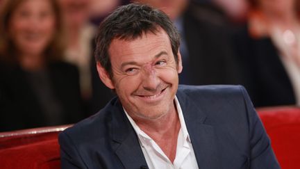 L'animateur Jean-Luc Reichmann, sur le plateau de France 2, le 7 mai 2014. (MAXPPP)