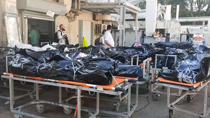 Le centre médico légal de Tel-Aviv a reçu près de 1 000 corps depuis le début de la guerre. (FARIDA NOUAR / RADIO FRANCE)