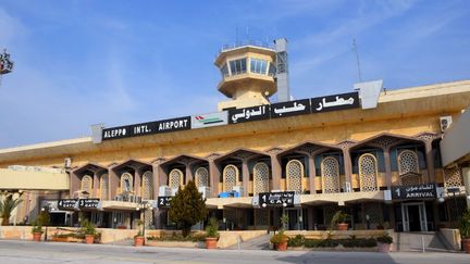 L'aéroport d'Alep, en Syrie, mercredi 19 février 2020. (AFP)