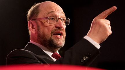 Martin Schulz, candidat du SPD (socialistes) pour le poste de chancelier en Allemagne. (CHRISTIAN CHARISIUS / DPA)