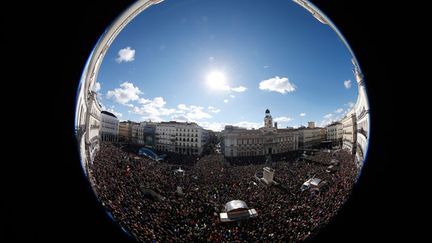 &nbsp; (Mobilisation massive des Espagnols contre l'austérité © REUTERS | Sergio Perez)