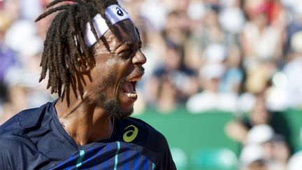 Gaël Monfils à Monte-Carlo, le 16 avril 2016.&nbsp; (OLIVIER ANRIGO / AFP)