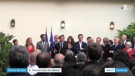 Afaire Benalla : Emmanuel Macron est sorti de sa réserve