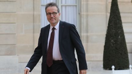 Martin Hirsch, le&nbsp;directeur général de l'Assistance publique-Hôpitaux de Paris (AP-HP), au Palais de l'Elysée, le 10 avril 2018. (LUDOVIC MARIN / AFP)