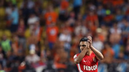 L'attaquant de Monaco Radamel Falcao (VALERY HACHE / AFP)