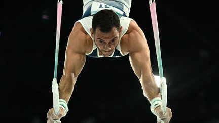 VIDEO. Le gymnaste Samir Aït Saïd signe une prestation spectaculaire aux anneaux... mais insuffisante pour atteindre le podium