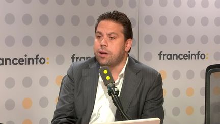 Maître Patrick Klugman, avocat de familles d'otages franco-israéliens, invité sur franceinfo, lundi 2 septembre 2024. (FRANCEINFO / RADIO FRANCE)