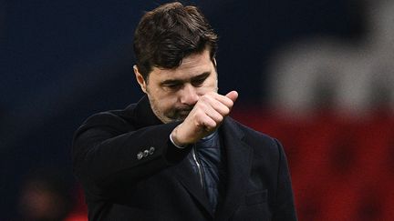 Mauricio Pochettino joue son premier match de Ligue des champions avec le PSG. (FRANCK FIFE / AFP)