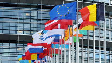 Le Parlement europ&eacute;en, &agrave; Strasbourg (Bas-Rhin), le 12 octobre 2012. (FREDERICK FLORIN / AFP)