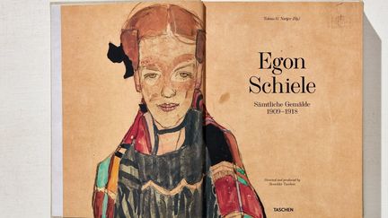 "Egon Schiele : tout l'Oeuvre peint" : page d'accueil Taschen
 (Taschen)