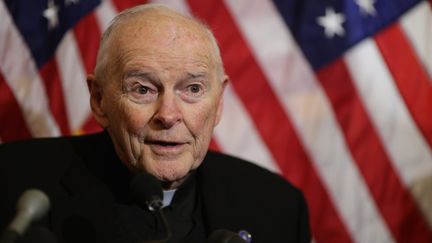 L'ancien&nbsp;cardinal américain Theodore McCarrick, à Washington DC, aux Etats-Unis, le 8 décembre 2015. (CHIP SOMODEVILLA / GETTY IMAGES NORTH AMERICA / AFP)