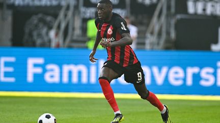 Randal Kolo Muani a signé au PSG jusqu'en 2028, le 1er septembre 2023. (ARNE DEDERT / DPA)