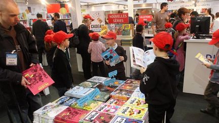 Au Festival international de la BD d&#039;Angoulême en 2010
 (AFP/ROMAIN PERROCHEAU)