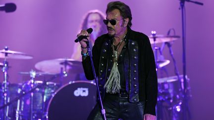 Johnny Hallyday en concert aux Francofolies de La Rochelle, juillet 2015
 (XAVIER LEOTY / AFP)