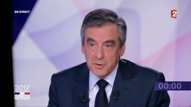 Présidentielle : revivez le passage de François Fillon dans “15 minutes pour convaincre” sur France 2