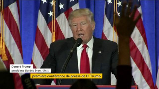 Revivez la conférence de presse de Donald Trump