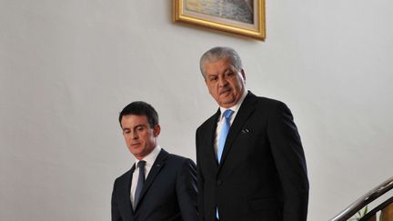 &nbsp; (Manuel Valls Premier ministe français et Abdelmalek Sellal Premier ministre aklgérien, le 10 avril 2016 © SIPA PRESS)