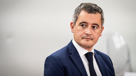 Le ministre de l'Intérieur, Gérald Darmanin, à Paris, le 20 novembre 2023. (XOSE BOUZAS / HANS LUCAS / AFP)