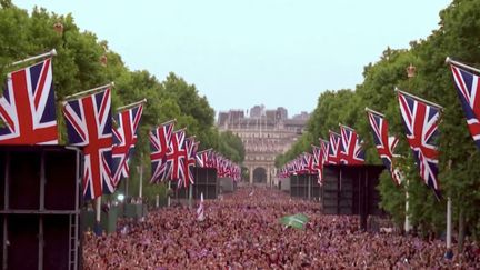 Elizabeth II :&nbsp;le dernier jour du jubilé de la reine. (FRANCE 3)