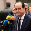 François Hollande à son arrivée au sommet des dirigeants de l'Union européenne, le 20 octobre 2016 à Bruxelles (Belgique). (EMMANUEL DUNAND / AFP)