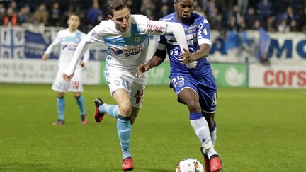 L'ex-Bastiais Florian Thauvin n'aura pas de pitié pour son ancienne équipe. (PASCAL POCHARD-CASABIANCA / AFP)